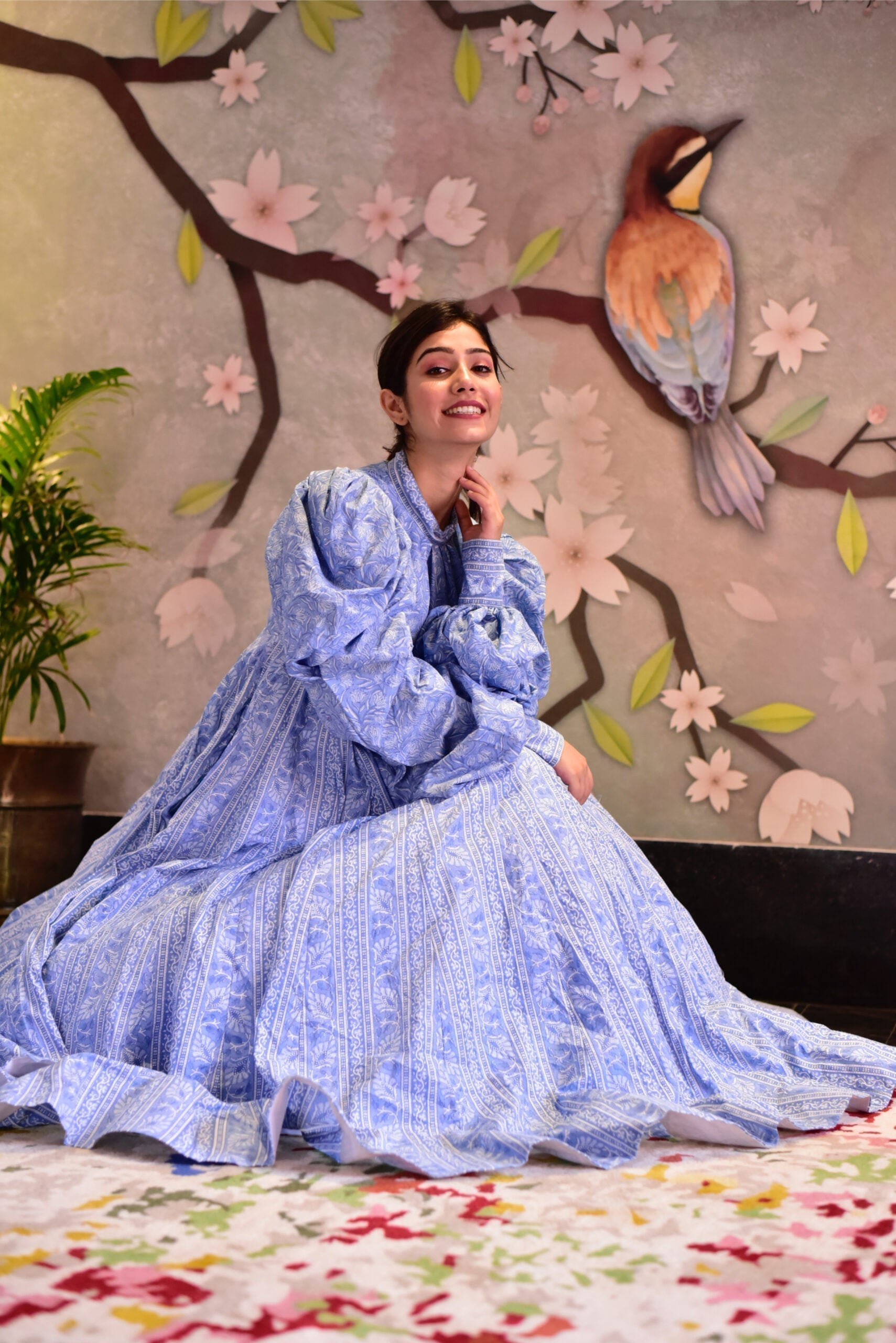 Carolina trendy sleeves maxi