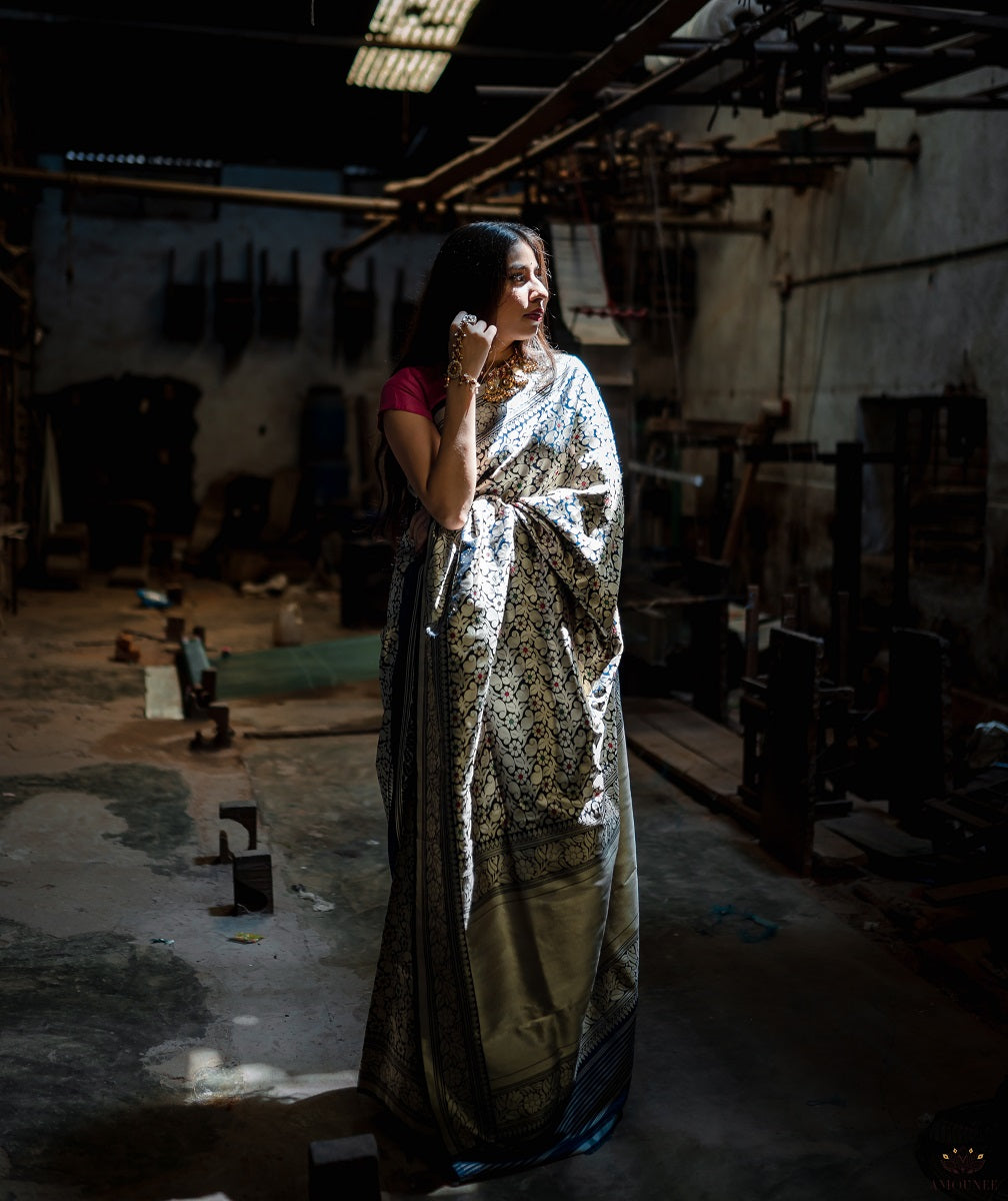 Ashawali Brocade Silk Saree